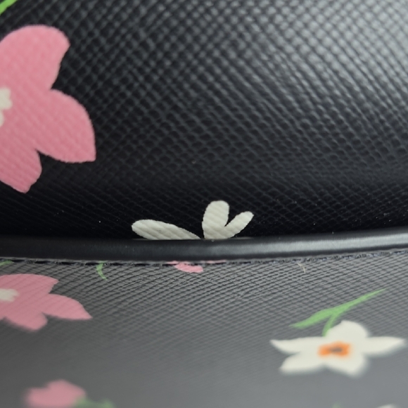 Kate Spade Black Crossbody Bag with Floral Accents - Picture 6 of 6
